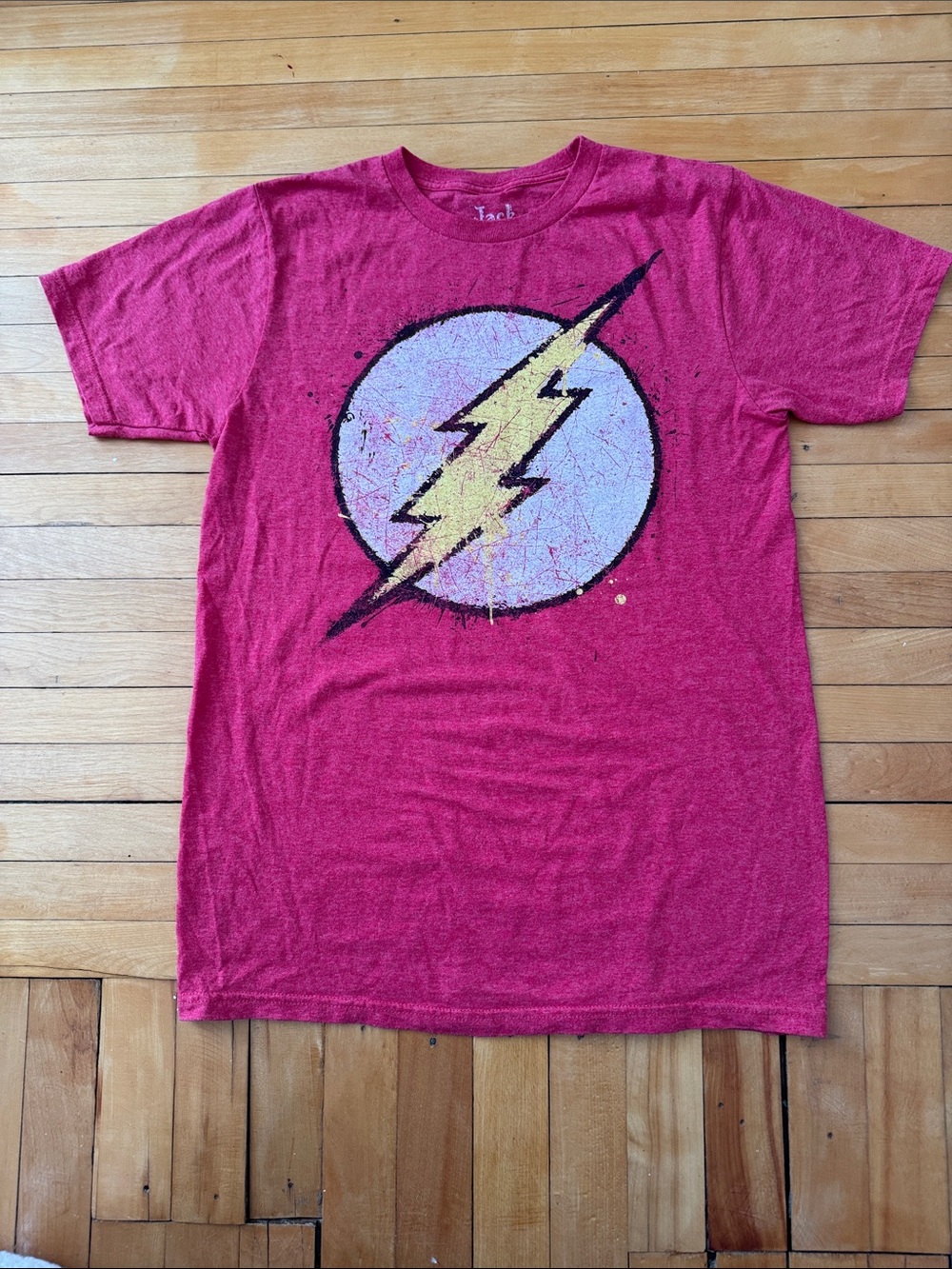 DC Comics Flash Graphic T Shirt Red Jack Of All Trades